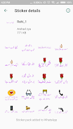 Urdu Sticker RAHI HIJAZI Schermafbeelding 1