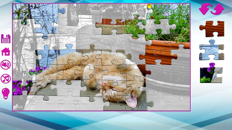 Big puzzles with cats Ảnh chụp màn hình 2