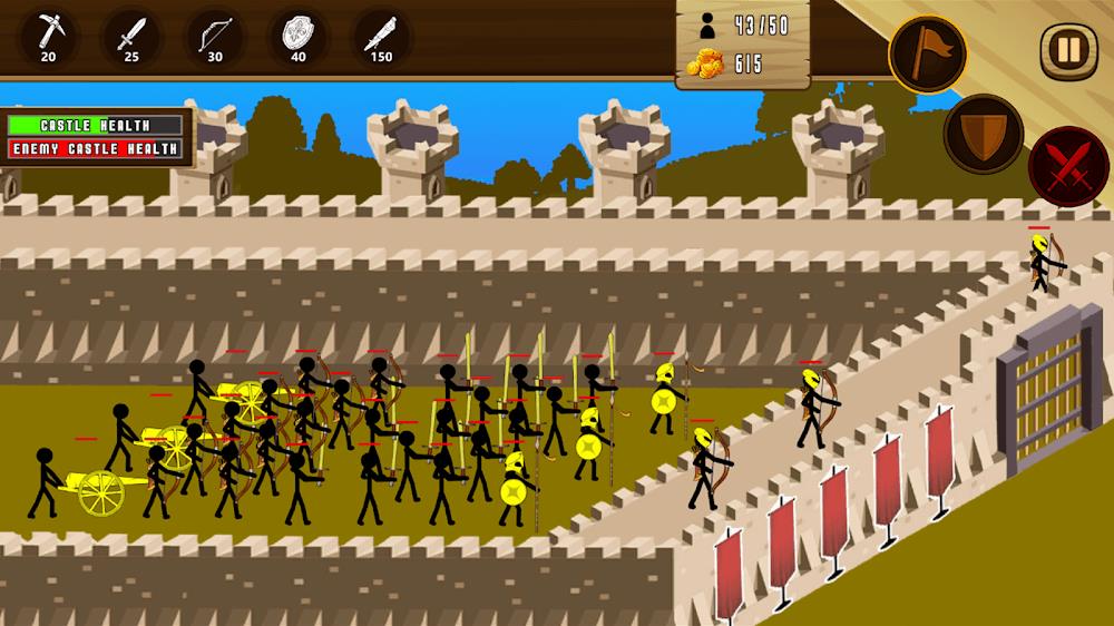 Stickman Age: Stick War Battle ภาพหน้าจอ 1