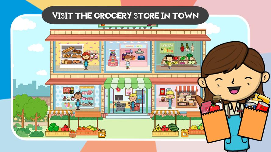 Lila's World: Grocery Store Ảnh chụp màn hình 1