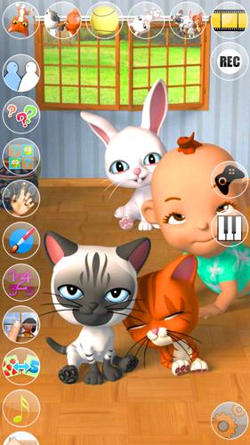 Talking 3 Friends Cats & Bunny Screenshot 3