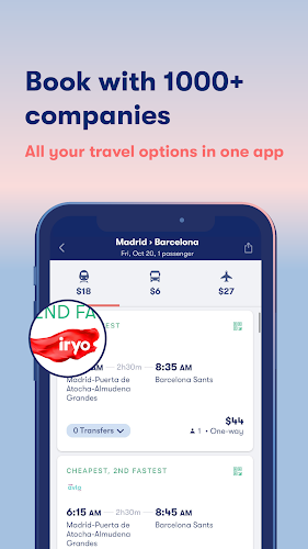 Omio: Train and bus travel app Ekran Görüntüsü 2