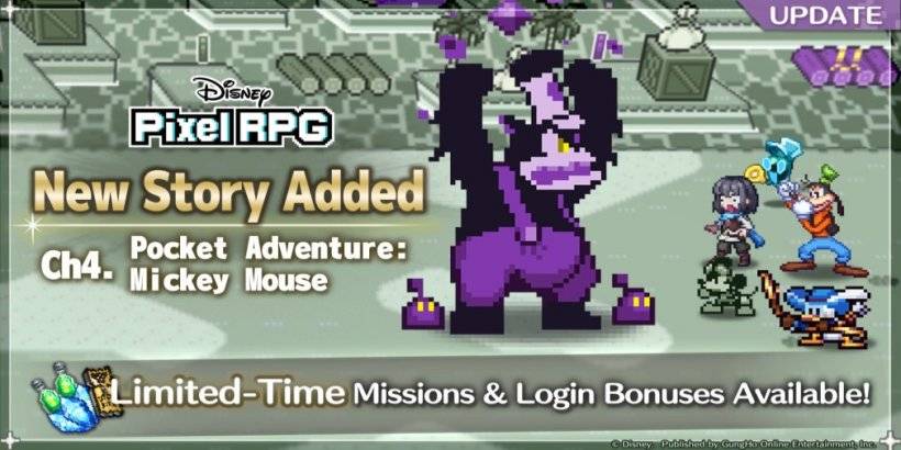 La mise à jour de la nouvelle Mickey Mouse ramène Disney Pixel RPG dans le temps