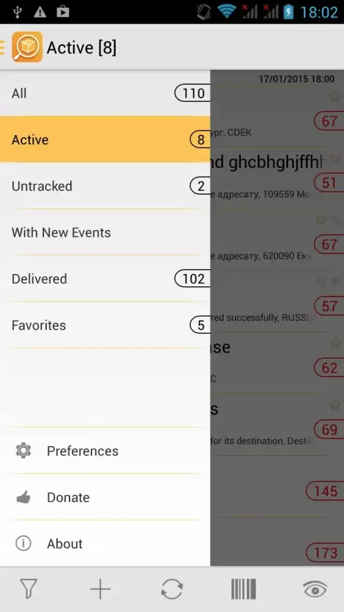 TrackChecker Mobile Ekran Görüntüsü 2