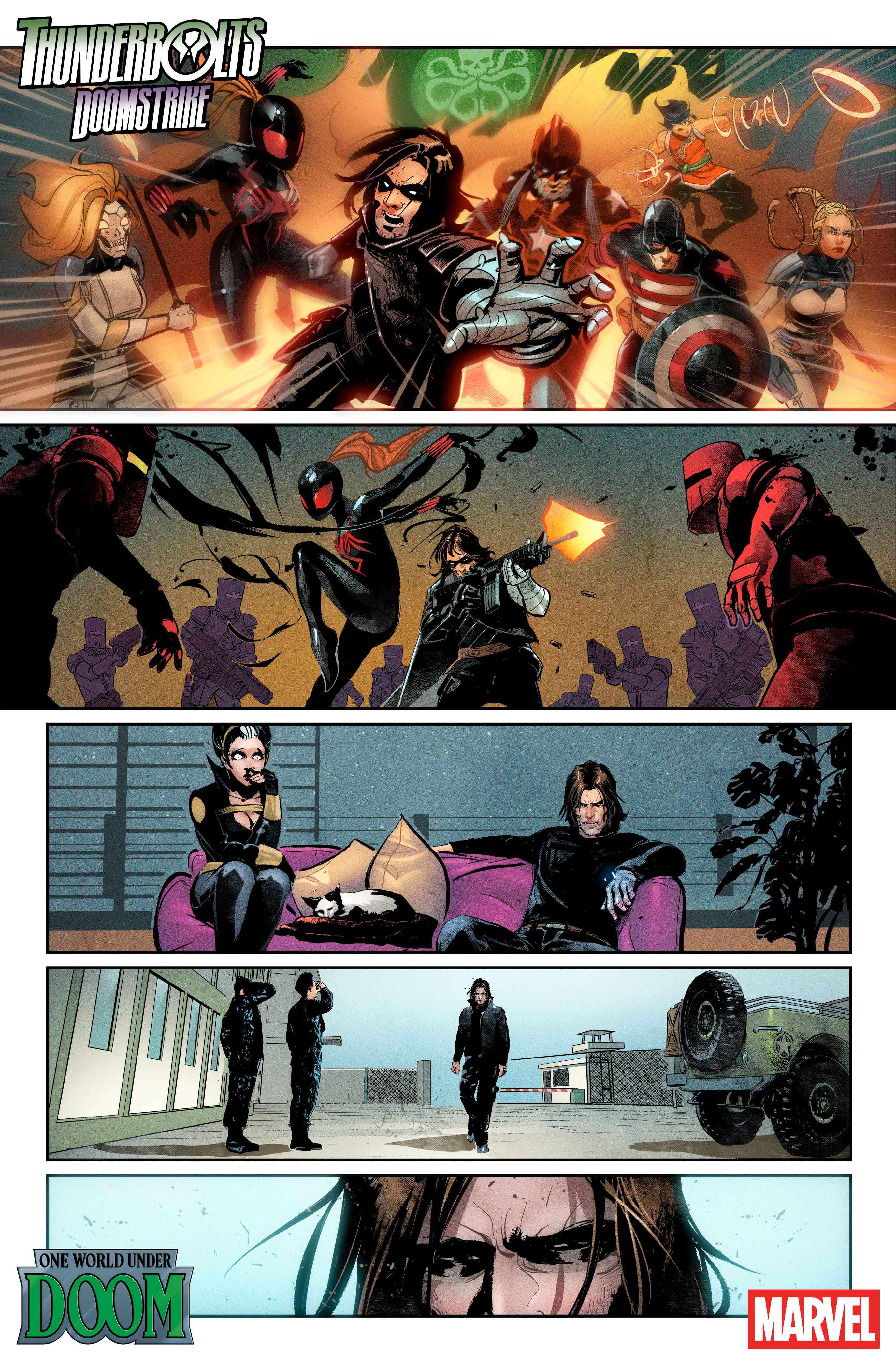 Thunderbolts Team Artwork