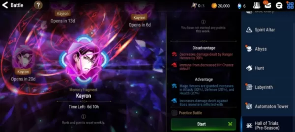 Domina las Pruebas Abismales en Epic Seven