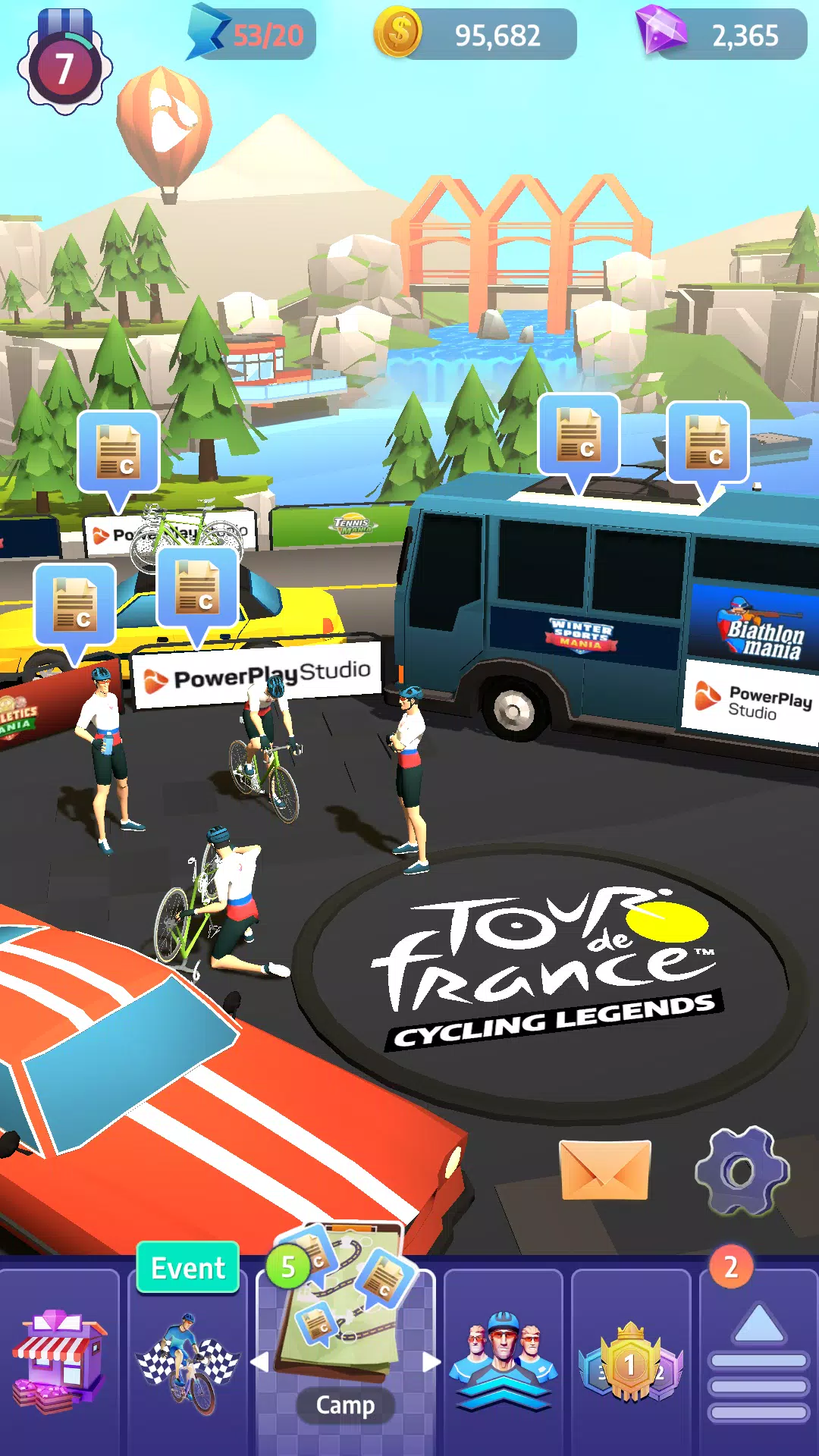 Tour de France Cycling Legends应用截图第0张