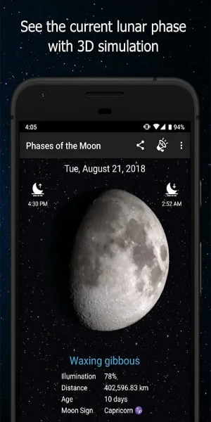 Phases of the Moon Pro Ảnh chụp màn hình 0