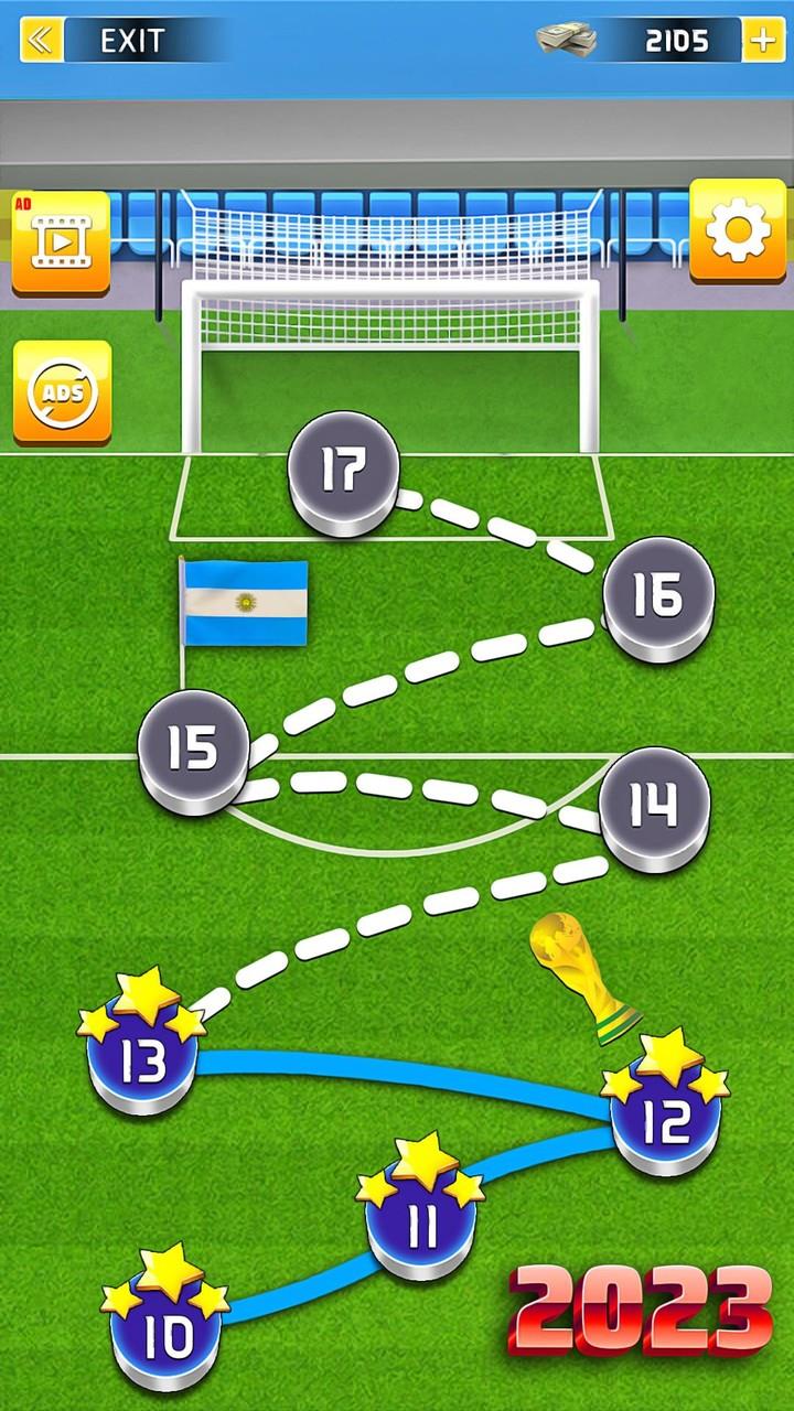 Football Cup 2023 Soccer Game Captura de tela 0