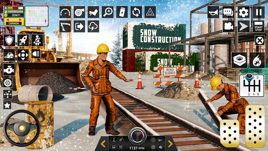 Snow Heavy Construction Game应用截图第3张