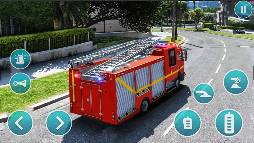 Emergency Police Fire Truck 3d Ảnh chụp màn hình 2