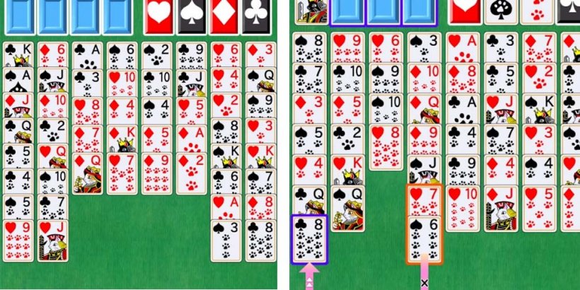 Freecell cho phép bạn chơi trò chơi bài cổ điển với một khoản phí tối thiểu, ngay bây giờ trên Android từ Kemco