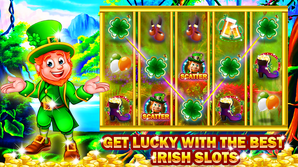 Gold Irish Slots Machines Schermafbeelding 0