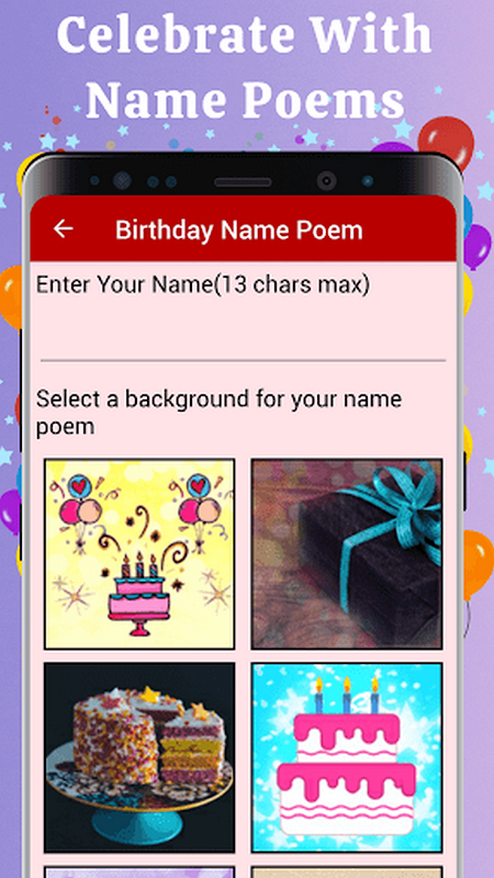 Cumpleaños cartas y mensajes Screenshot 2