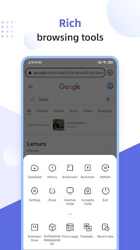 Lemur Browser - extensions 螢幕截圖 3