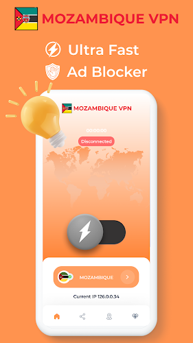 Mozambique VPN - Private Proxy स्क्रीनशॉट 0