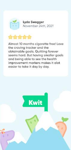 Schermata Kwit - Quit smoking for good! 0