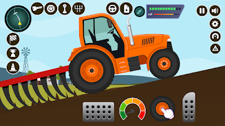 Farm Tractors Dinosaurs Games スクリーンショット 3