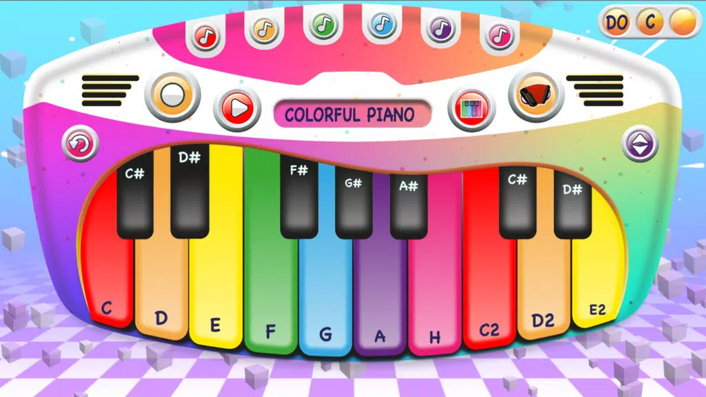 Colorful Piano スクリーンショット 1