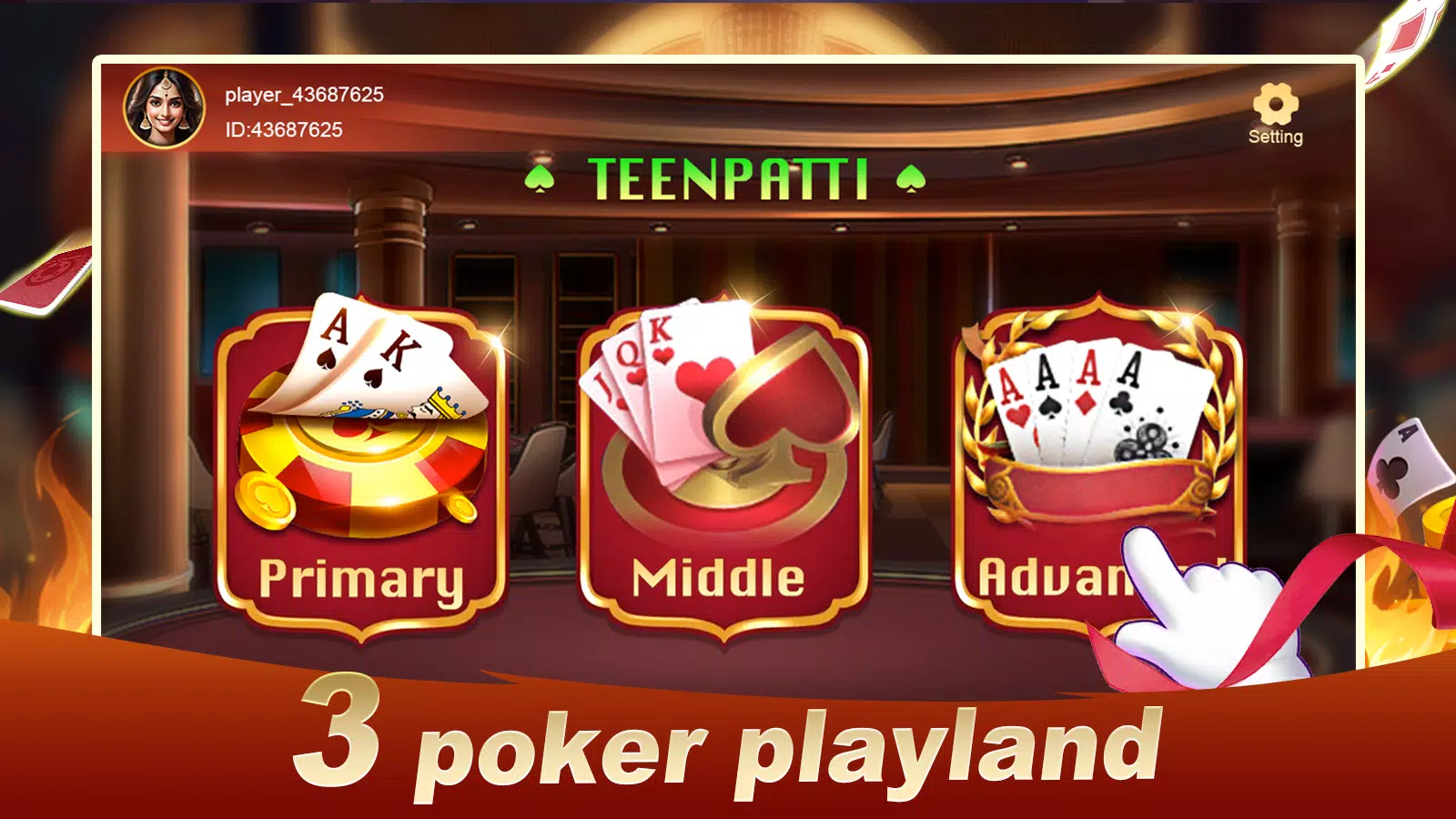 3 Poker Playland Screenshot 0