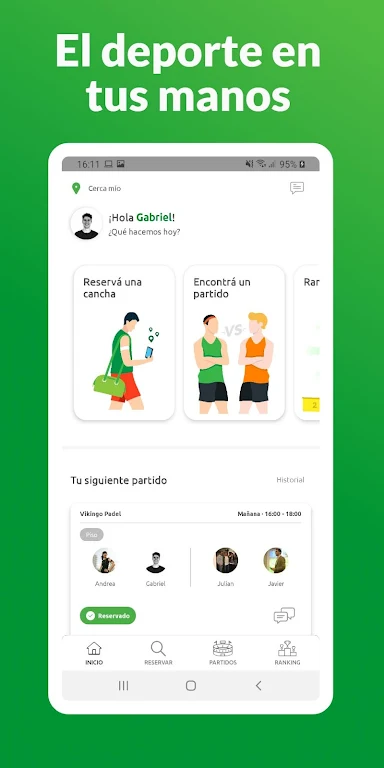 Reva - Sports App Tangkapan skrin 0