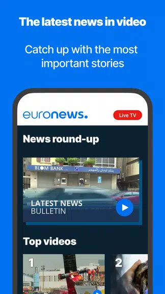 Euronews - Daily, live TV news Captura de tela 2