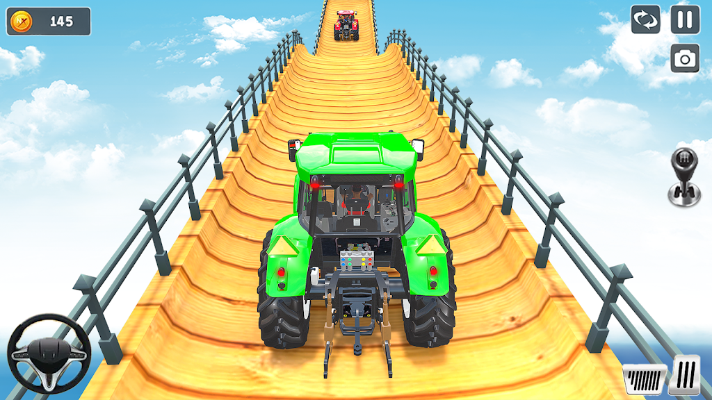 Mega Ramp Tractor Stunt Game 螢幕截圖 0