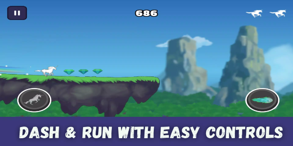 Unicorn Dash : Horse Attack Screenshot 1