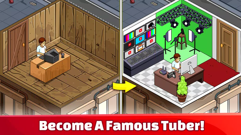 Tube Tycoon - Tubers Simulator Скриншот 0