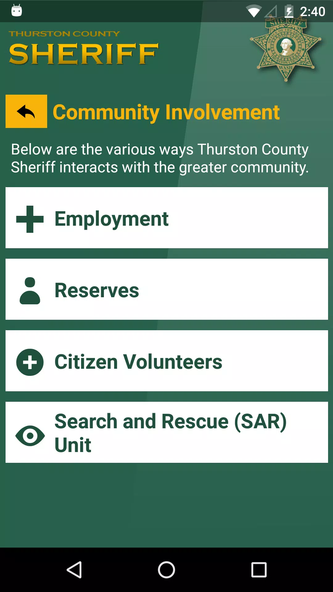 Thurston County Sheriff স্ক্রিনশট 3