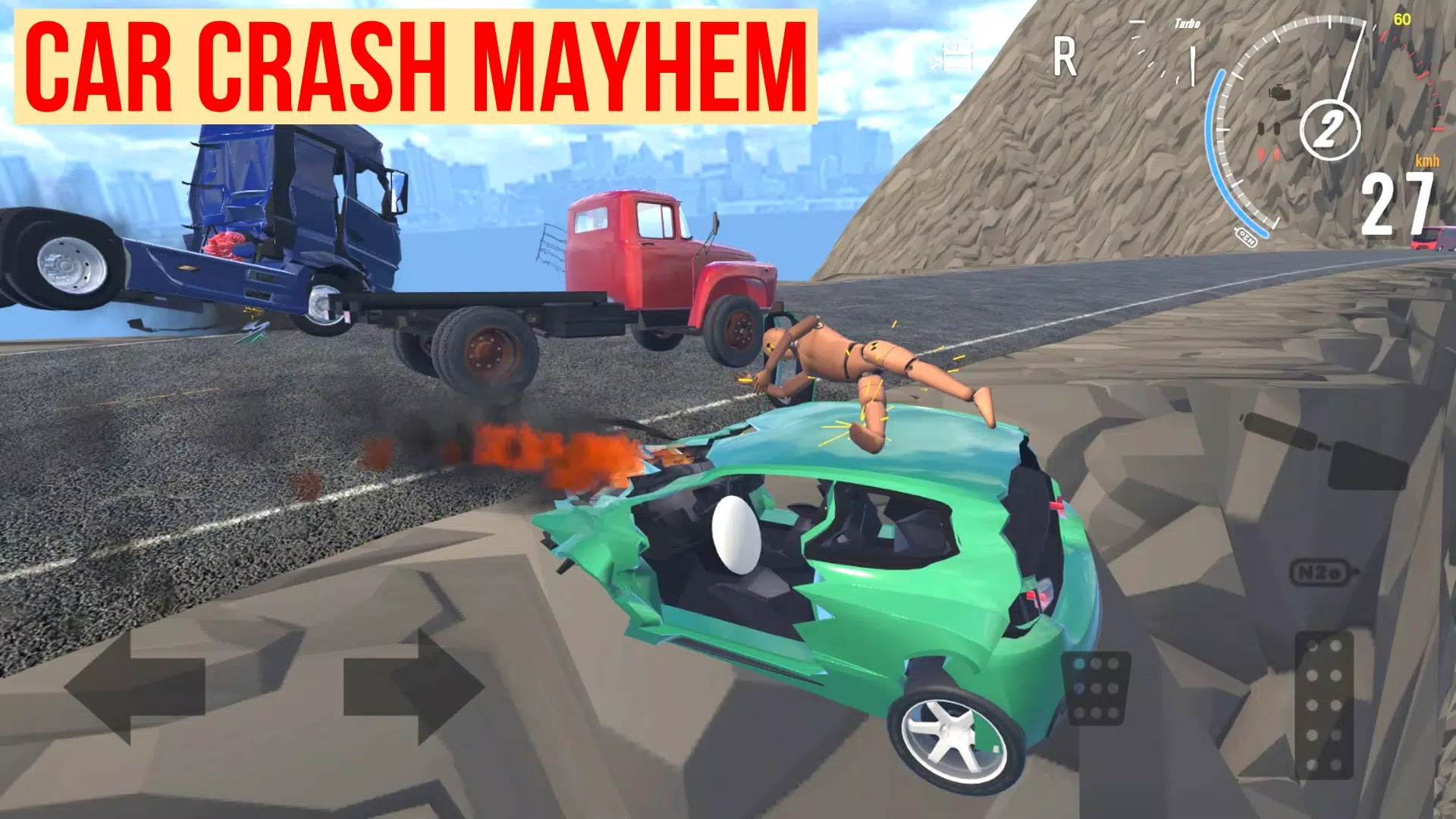 Car Crash Mayhem Schermafbeelding 1