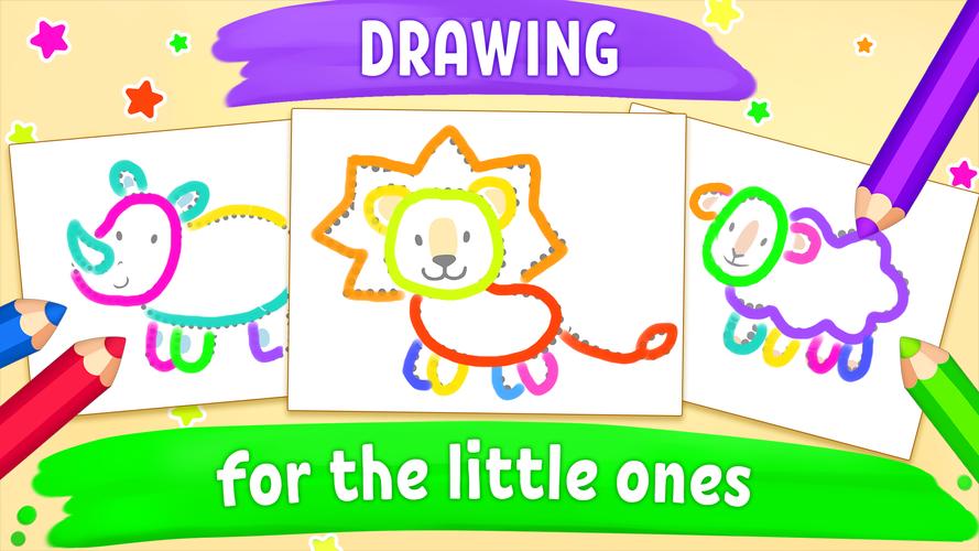 Coloring book Games for kids 2 螢幕截圖 0