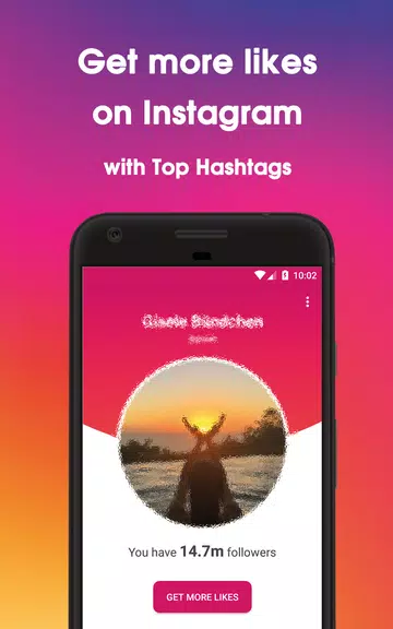 LikesBooster Free - Get More Likes using Hashtags Capture d'écran 0