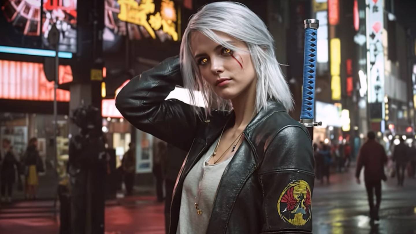 Cyberpunk 2077: remake di film d'azione degli anni '80 alimentato dall'IA