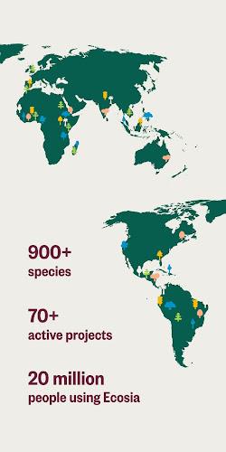 Ecosia: Browse to plant trees. Ảnh chụp màn hình 3