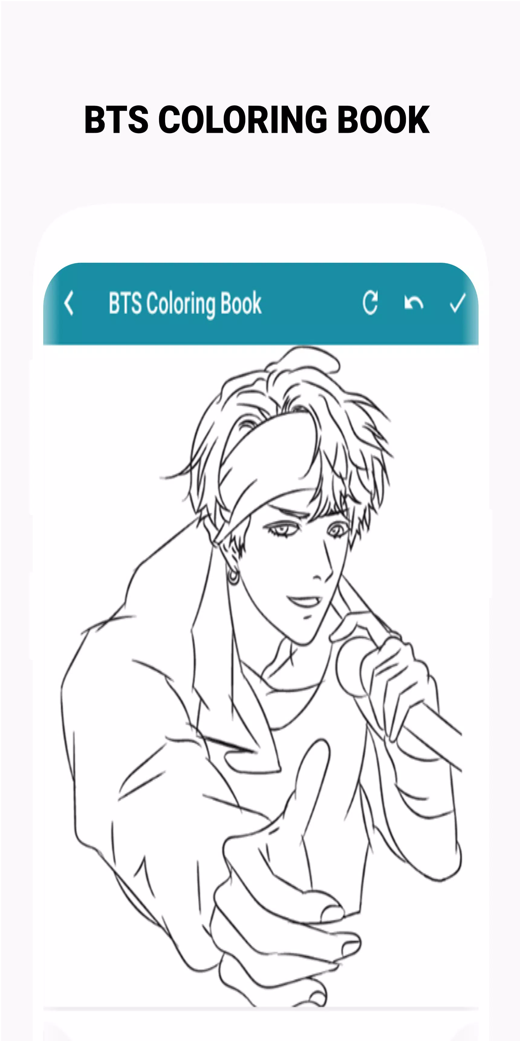 BTS Coloring Book Ekran Görüntüsü 3