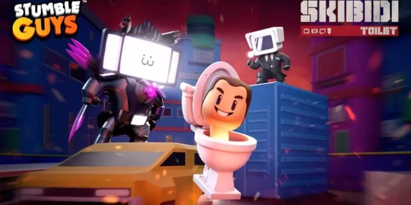 스텀블 가이즈, '스키비디 토일렛'과 깜짝 제휴 체결