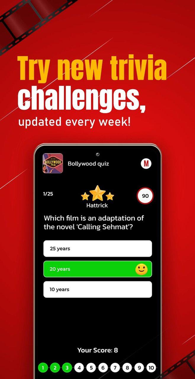 Movieflix Quiz Ảnh chụp màn hình 2