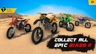 Dirt Bike Stunt Games Captura de tela 0