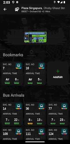 SG Bus Arrival Times Captura de pantalla 2