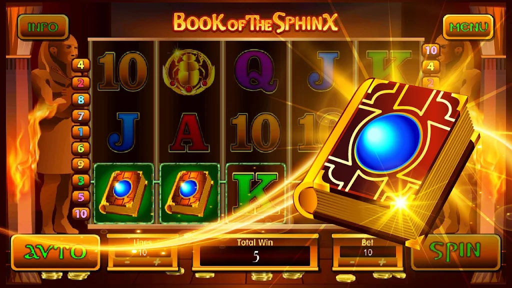 Book Of Sphinx Slot 스크린샷 1