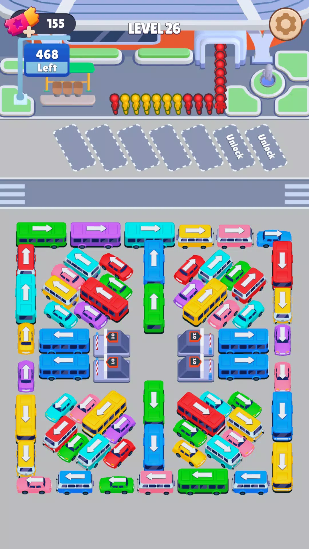 Bus Sort: Car Parking Jam Captura de tela 0