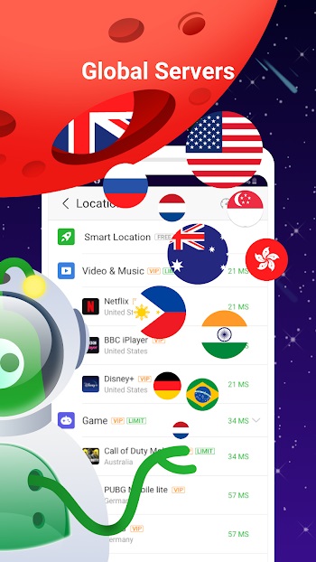 UFO VPN Mod Zrzut ekranu 0