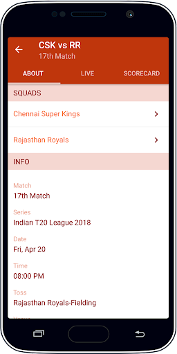 Live Cricket Score & News Screenshot 3