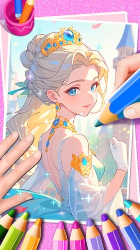 Princess Game Fantasy Coloring应用截图第3张