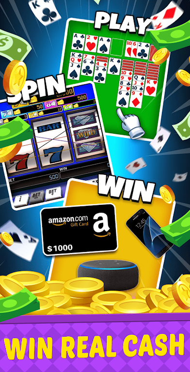 Big Run Solitaire - Win Cash Скриншот 0