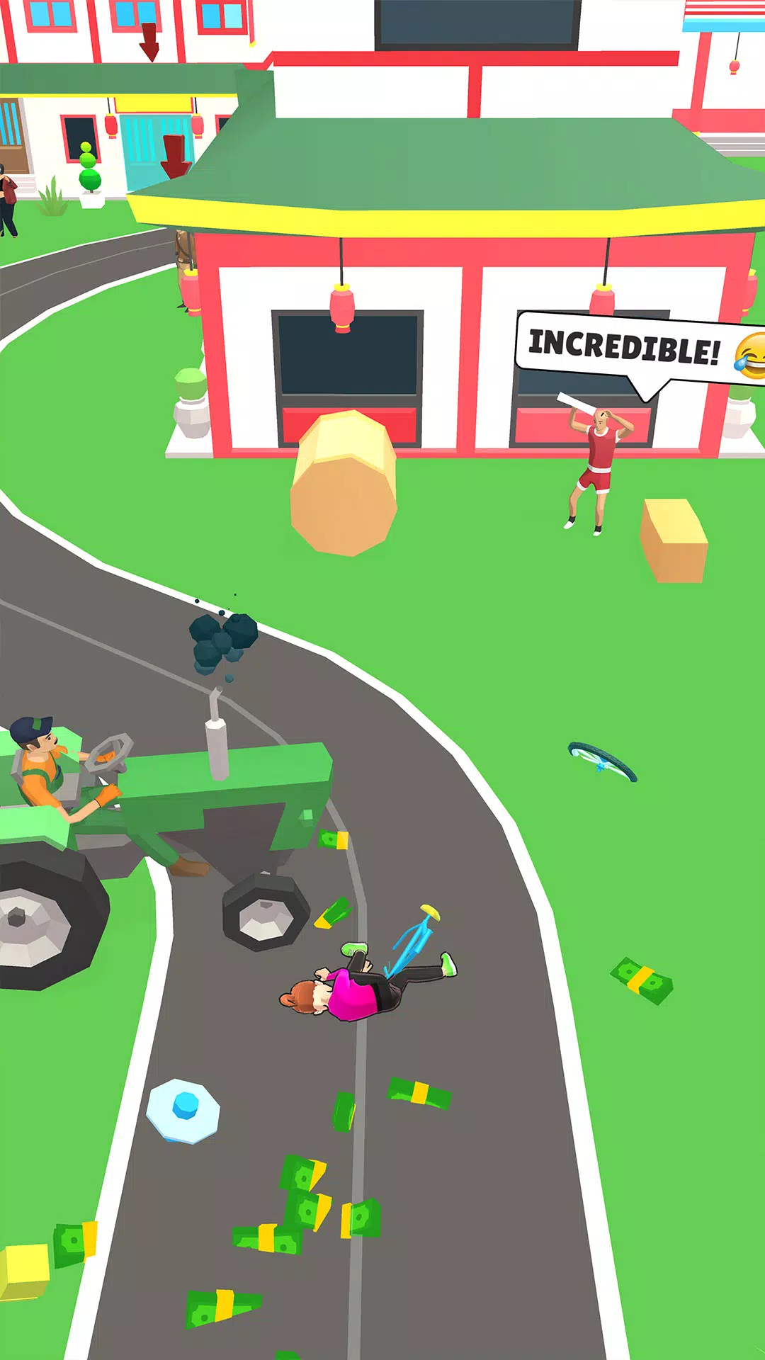 Paper Rider Delivery  Boy Game Screenshot 3