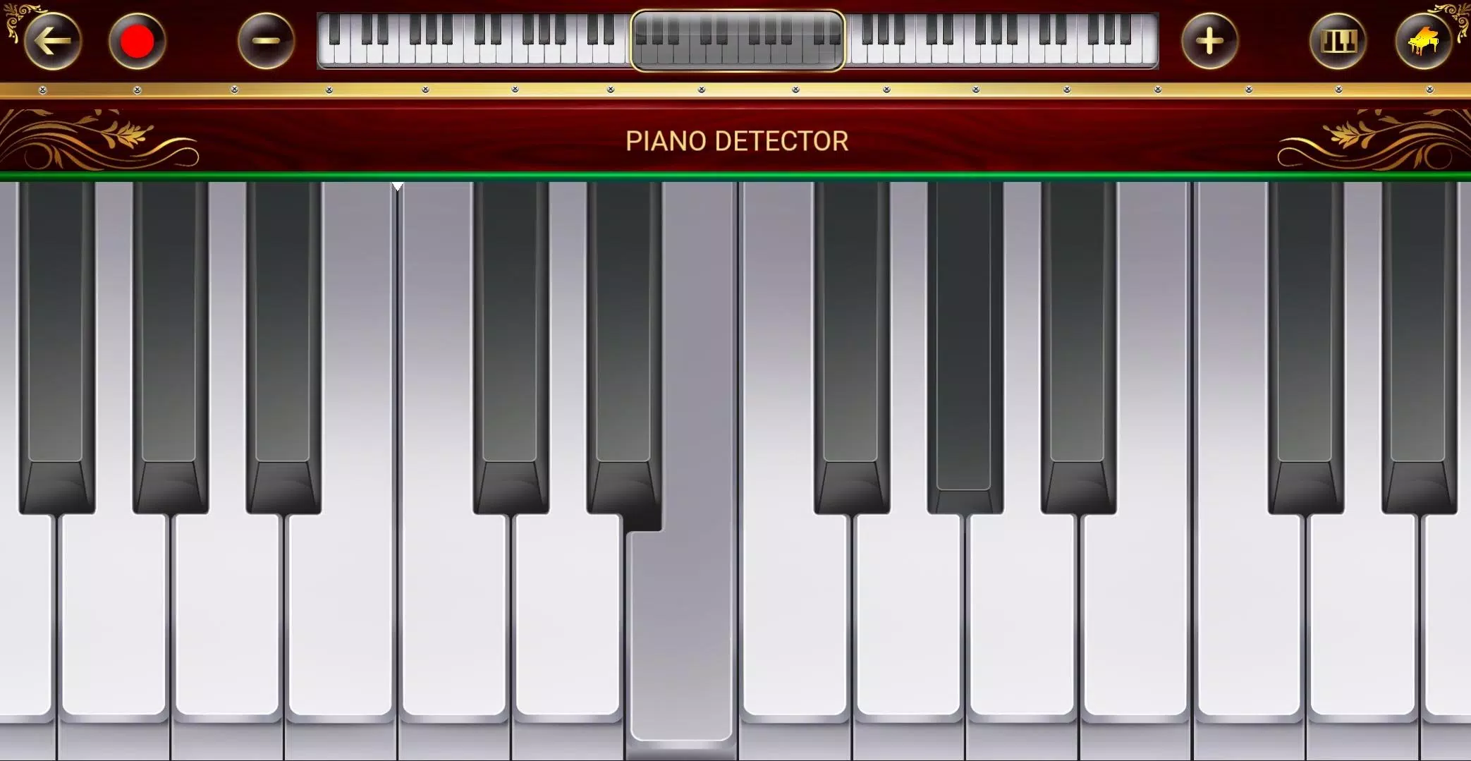 Piano Detector Screenshot 1