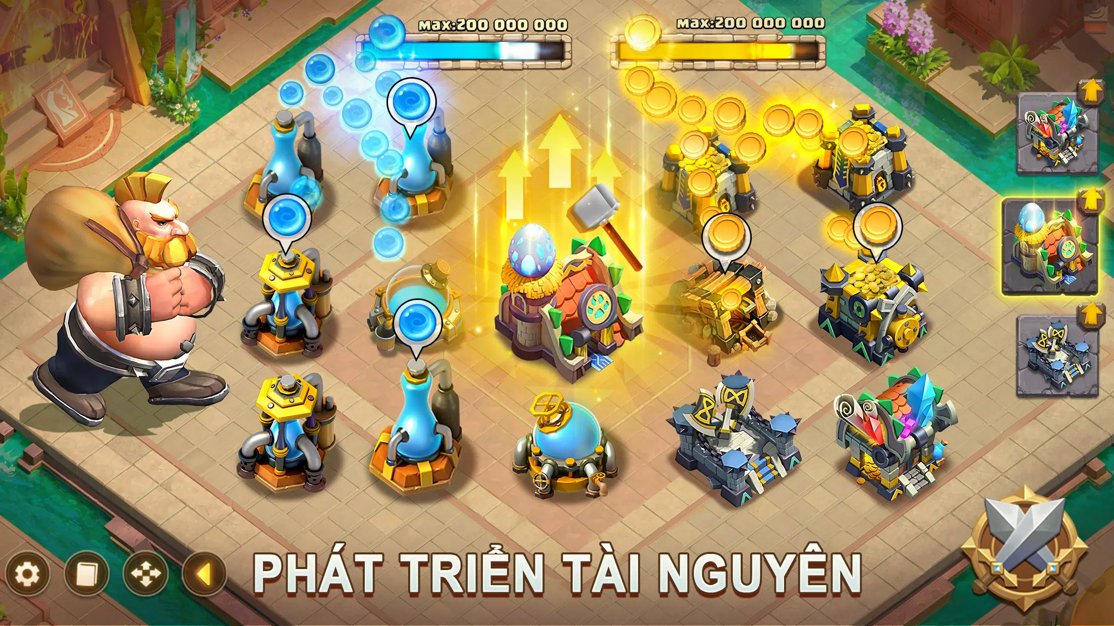 CastleClash:Quyết Chiến-Gamota 螢幕截圖 1