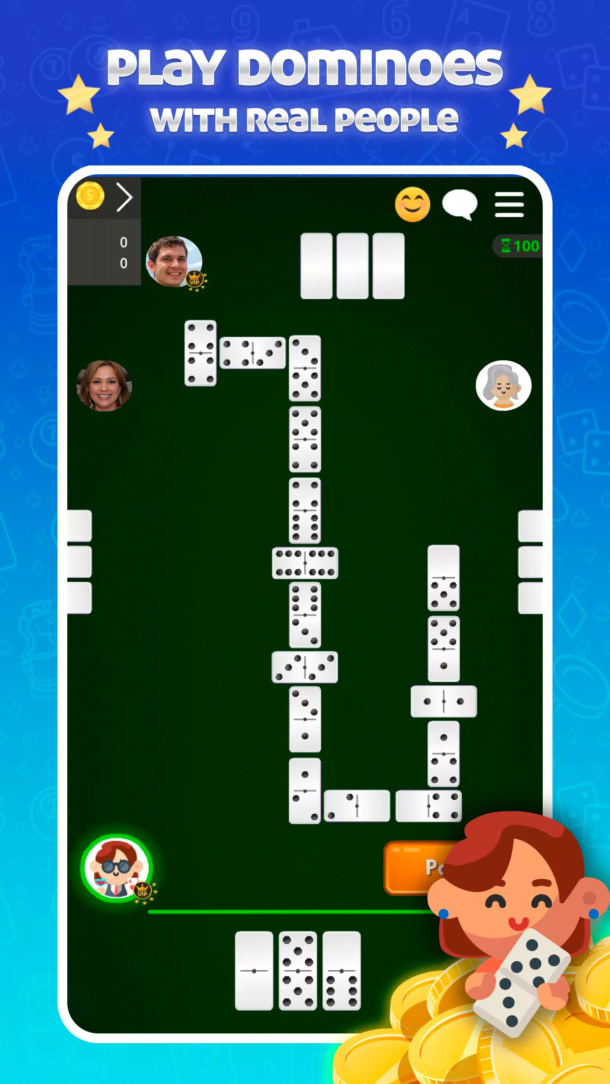 Dominoes Online - Classic Game ဖန်သားပြင်ဓာတ်ပုံ 0